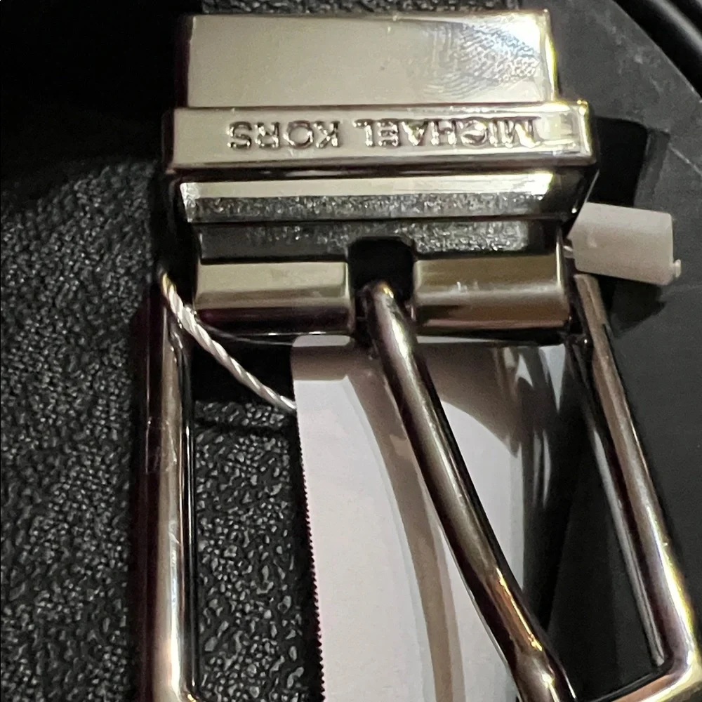 Michael Kors Charcoal and Black Men's Wallet and Belt Set - Picture 3 of 3